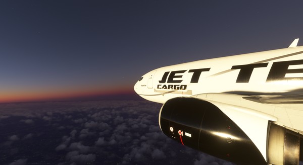 Boeing 737-700 · cargo · black, photograph 2296