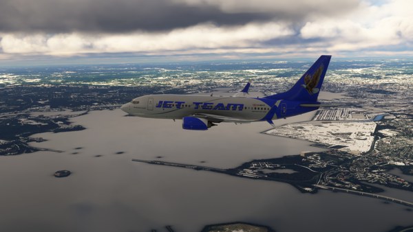 Boeing 737-700 · passenger · blue, photograph 310
